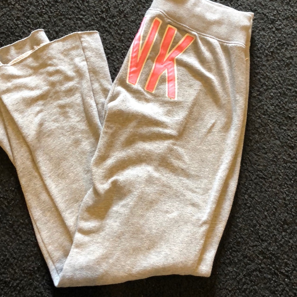 PINK Gray Sweatpants